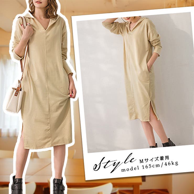 パーカー ワンピース ビッグ | ica | 詳細画像11 