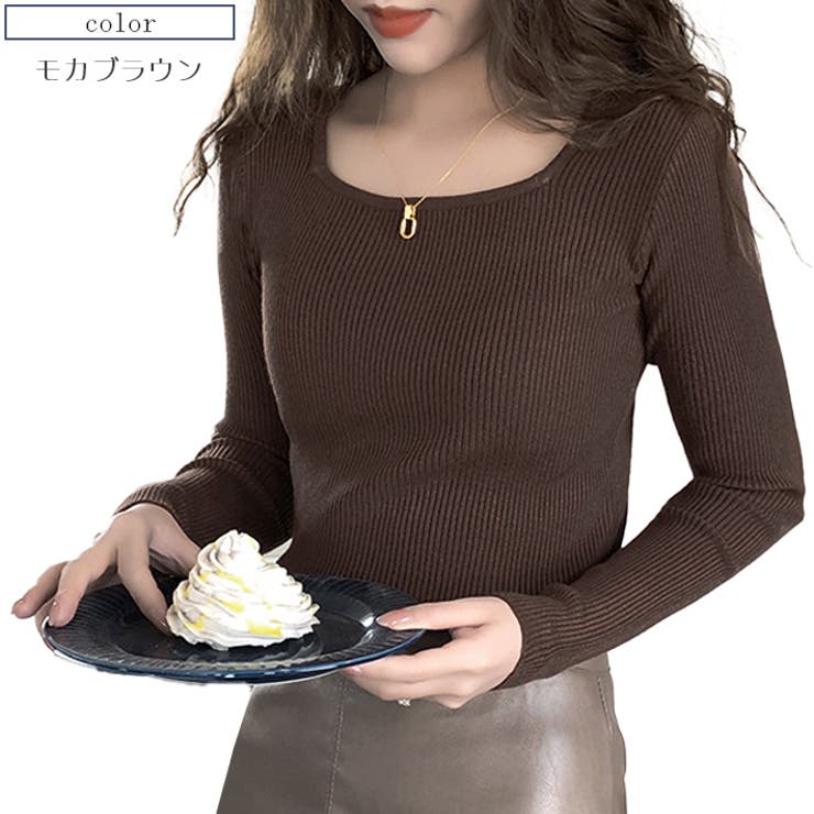 カシミアタッチ 柔らか リブニット | ica | 詳細画像12 