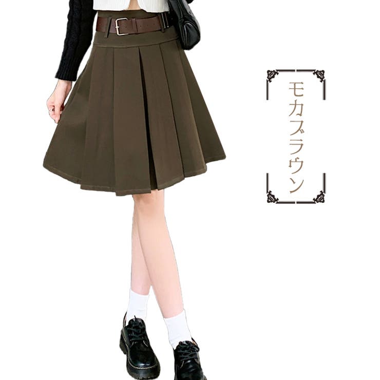Amazon.co.jp: [Eiza] プリーツスカート チェック柄 丈48cm 膝上