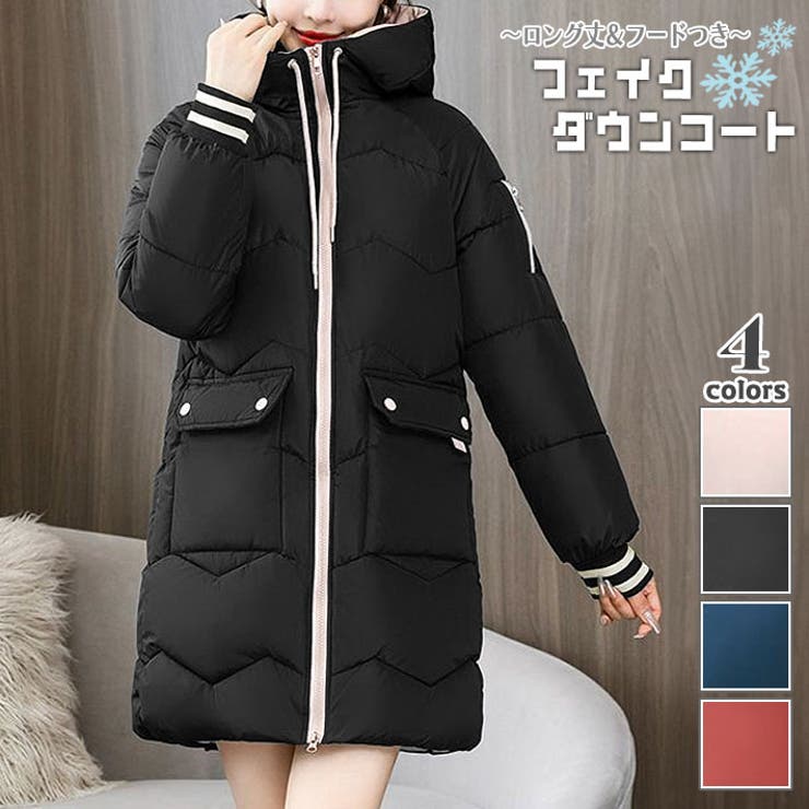 袖ライン入り ロング丈 フード付き[品番：AIKW0000711]｜ica（アイカ）のレディースファッション通販｜SHOPLIST（ショップリスト）
