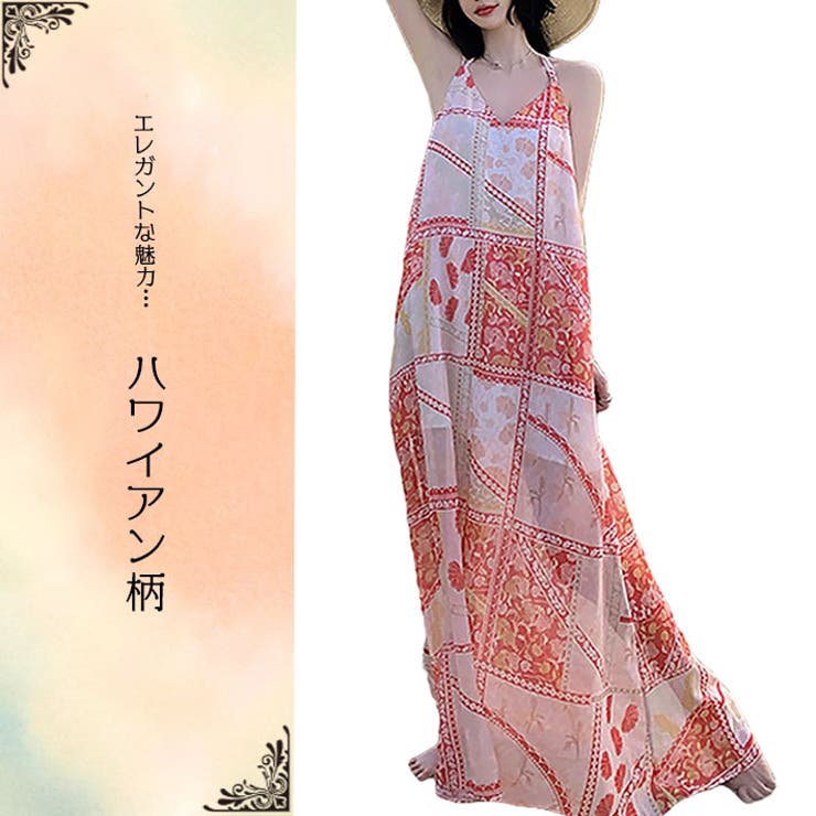 ハワイアン柄 ふんわり 涼しい[品番：AIKW0000683]｜ica（アイカ）のレディースファッション通販｜SHOPLIST（ショップリスト）