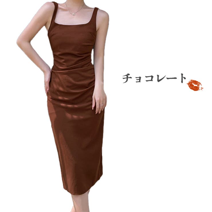 上品 フォーマル ワンピース 半袖 ドレス シアー きちんと感 2色 ◇【LOULOU WILLOUGHBY】リップルタックワンピース （ドレス