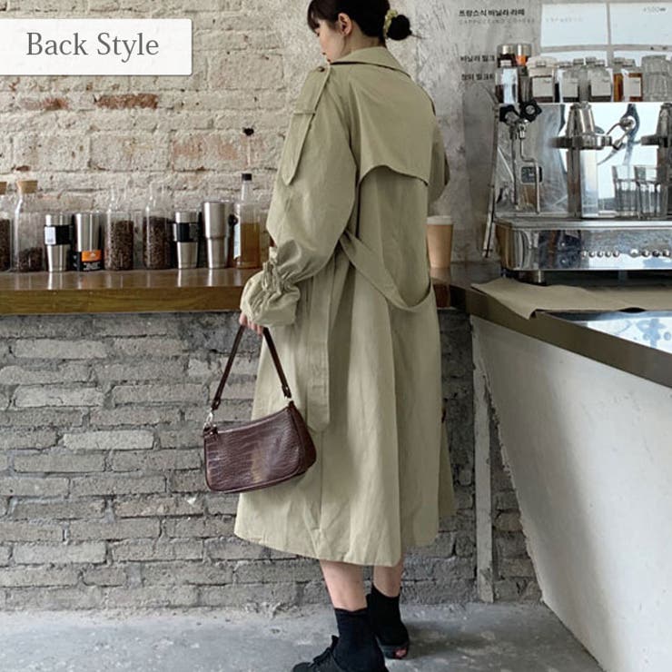 キャンディ袖 ルーズなシルエットが可愛い トレンチコート スプリングコート 品番 Aikw Ica アイカ のレディースファッション通販 Shoplist ショップリスト