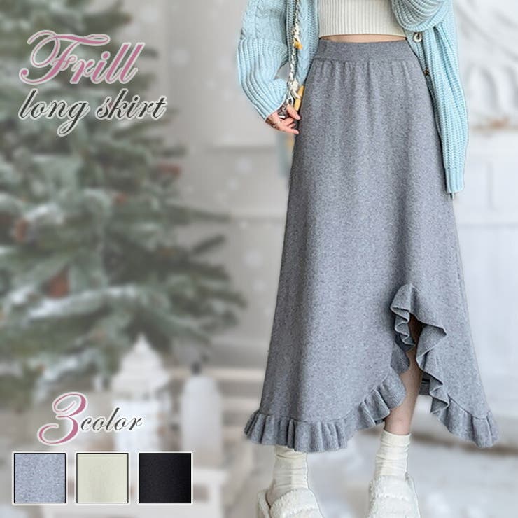 スカート ニットスカート Aラインスカート | ica | 詳細画像1 