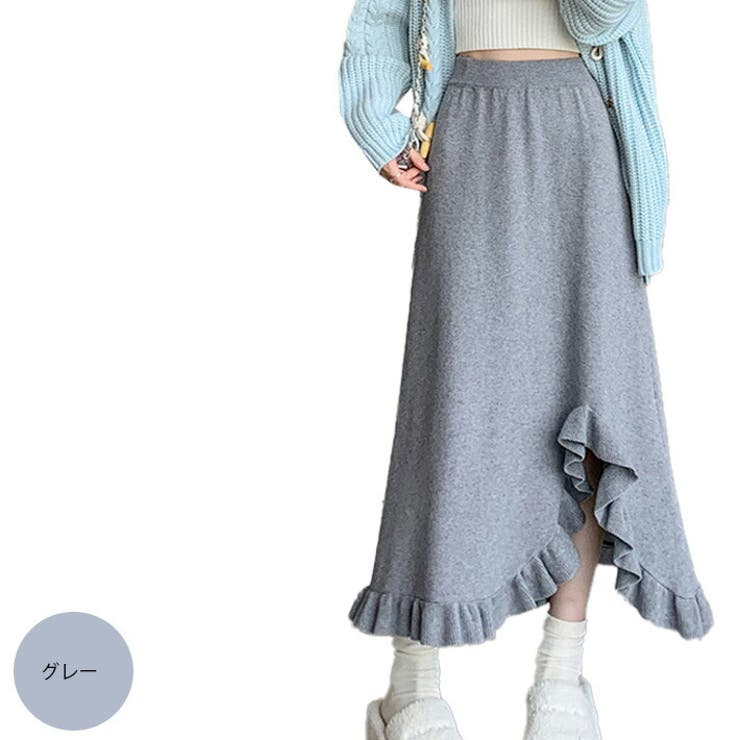 スカート ニットスカート Aラインスカート | ica | 詳細画像12 