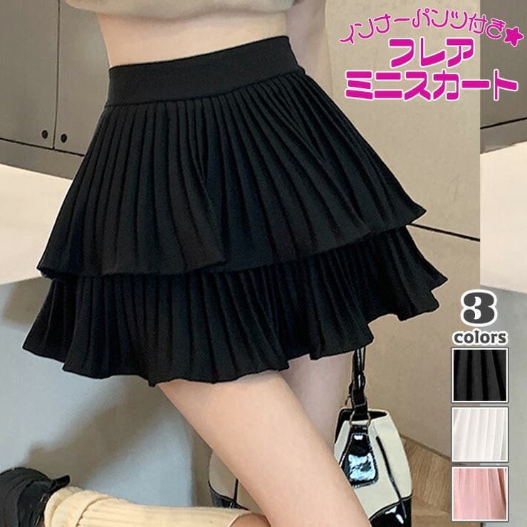 miniministore プリーツミニスカート インナーパンツ付き