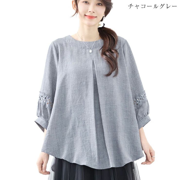トップス レース チュニック[品番：AIKW0009585]｜ica（アイカ