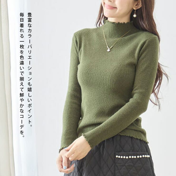 リブ ニット トップス | ica | 詳細画像4 