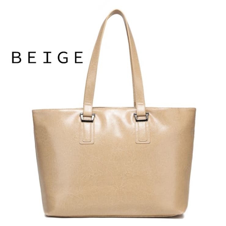 ベージュ | 【1020】牛革トートバッグ 本革 ユニセックス | idadi