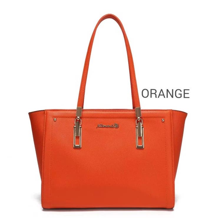 オレンジ | バイカラートートバッグ【idadi】 | idadi