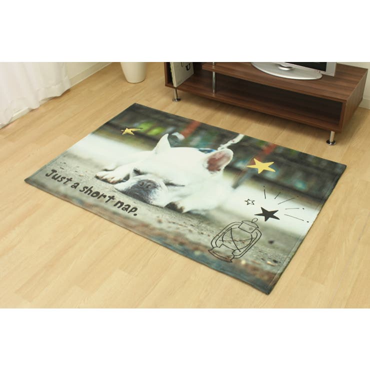 デジタルプリント ウォッシャブルラグ 約90×130cm | IKEHIKO | 詳細画像7 