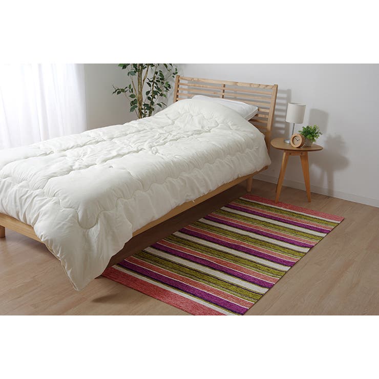 エジプト製 シェニール糸 ルームマット 80×160cm[品番：IKHH0000325