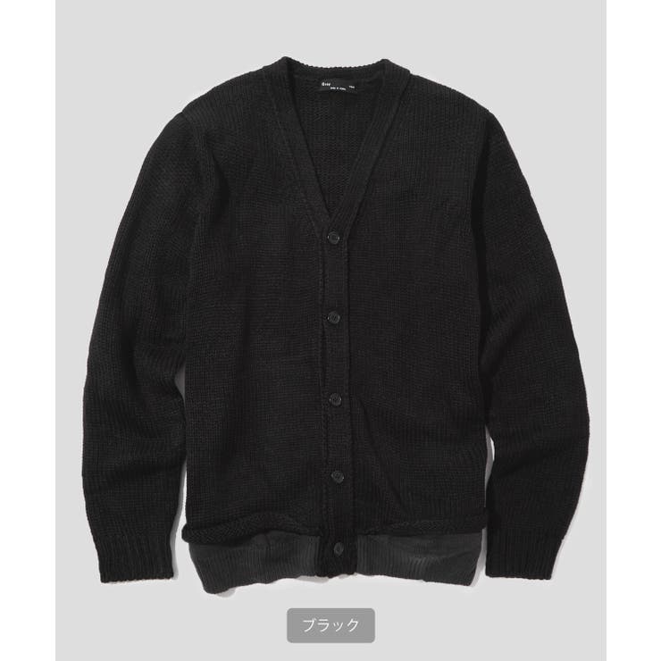Y's for men 麻素材　切り替え　カーディガン WHISeL】 WH90419 メンズカーディガン通販ページ│自重堂＜公式