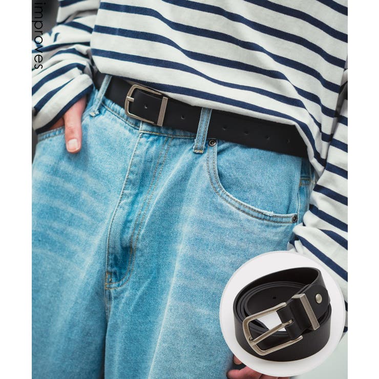 ベルト メンズ PUレザー | improves | 詳細画像1 