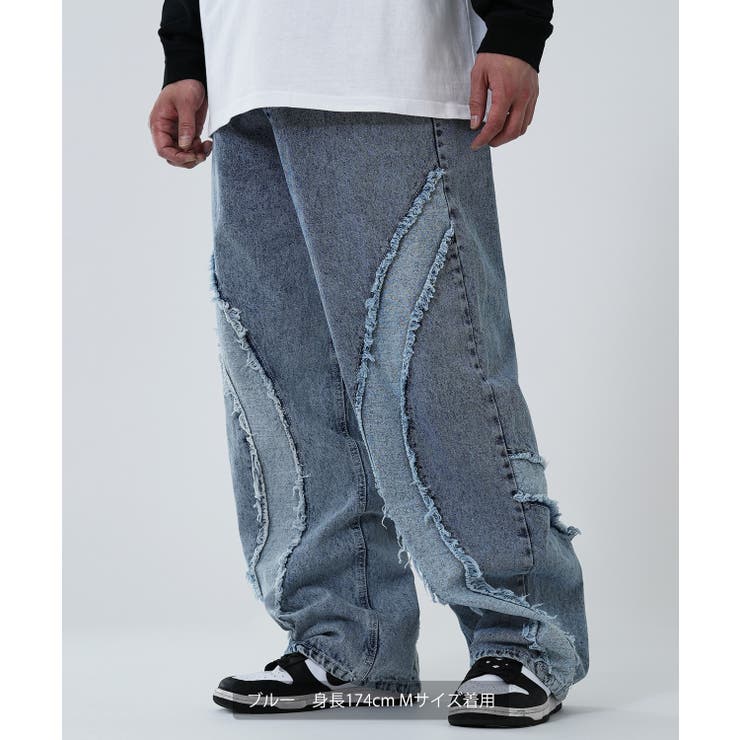 デニムパンツ メンズ フリンジデザイン | improves | 詳細画像11 