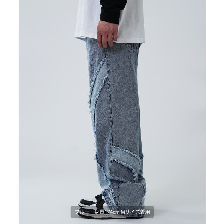 デニムパンツ メンズ フリンジデザイン | improves | 詳細画像13 