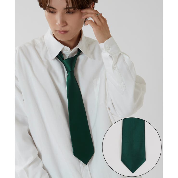 グリーン | ネクタイ メンズ 無地 | improves
