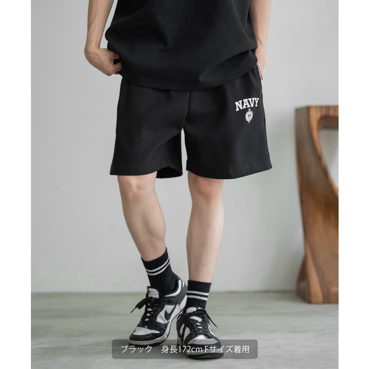品良く着こなすため ショートパンツ メンズ ライトスウェット[品番：IP000006615 パンツ