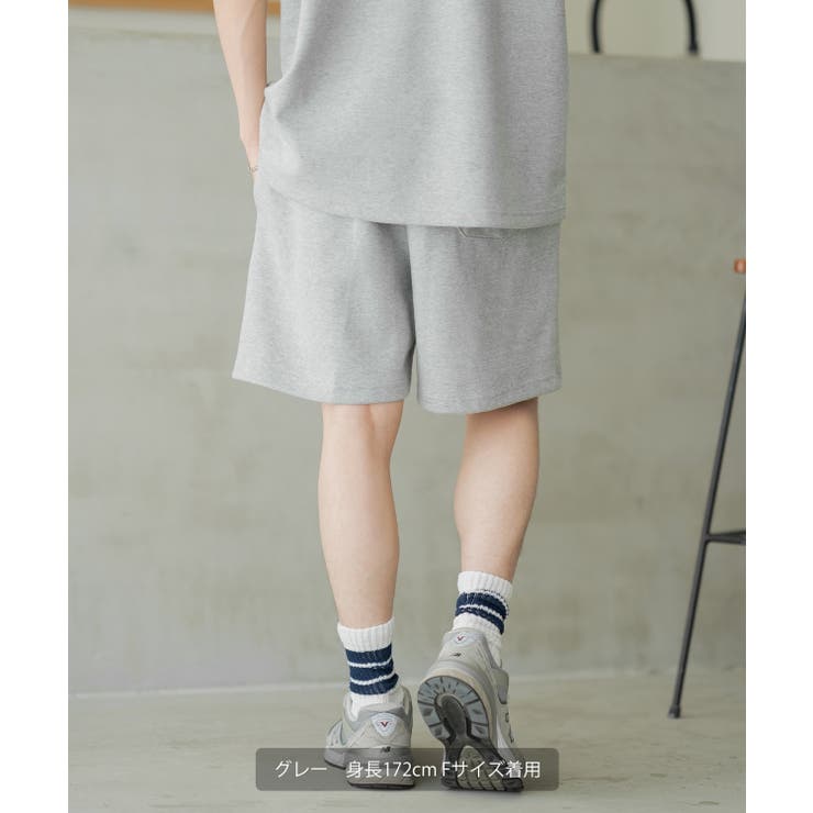 ショートパンツ メンズ ライトスウェット[品番：IP000006615