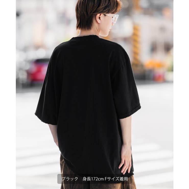 半袖Tシャツ メンズ ダメージ加工[品番：IP000006572]｜improves（イン 