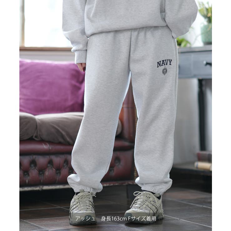 スウェットパンツ レディース カレッジロゴ[品番：IP000006869