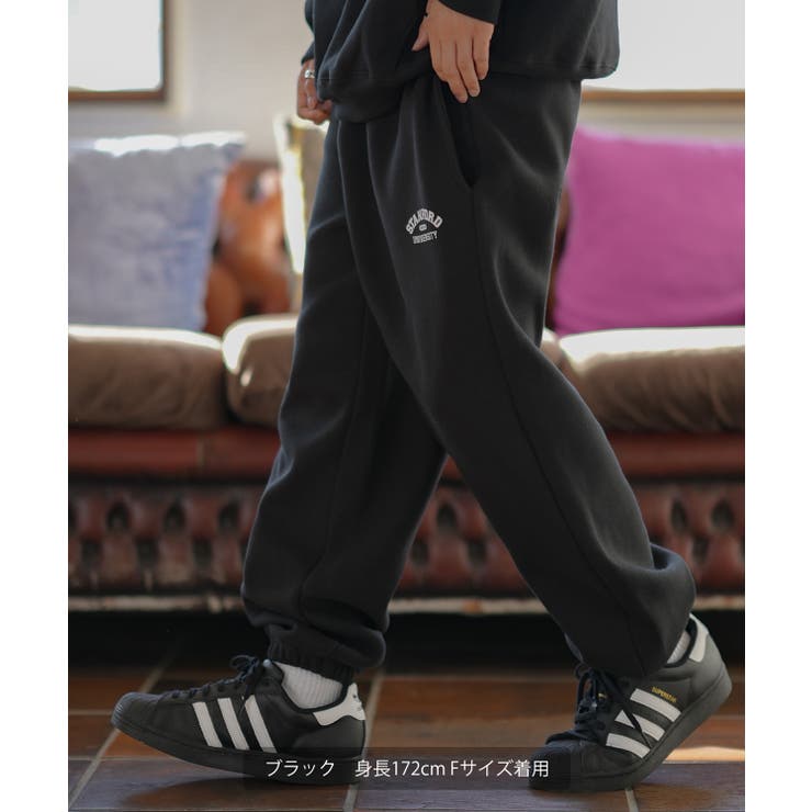 スウェットパンツ レディース カレッジロゴ[品番：IP000006867