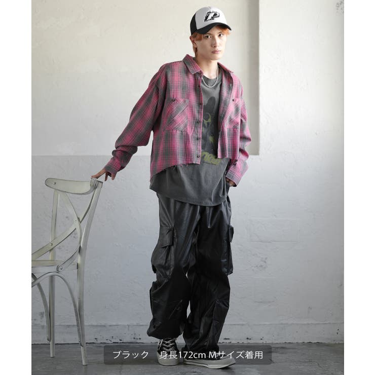 カーゴパンツ メンズ シンセティックレザー [品番：IP000006859]｜improves（インプローブス）のメンズファッション通販｜SHOPLIST（ショップリスト）