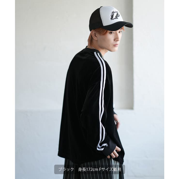 長袖Tシャツ メンズ ベロア | improves | 詳細画像3 