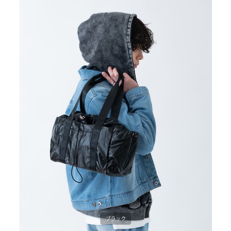 ミニボストンバッグ メンズ メタリック | improves | 詳細画像4 