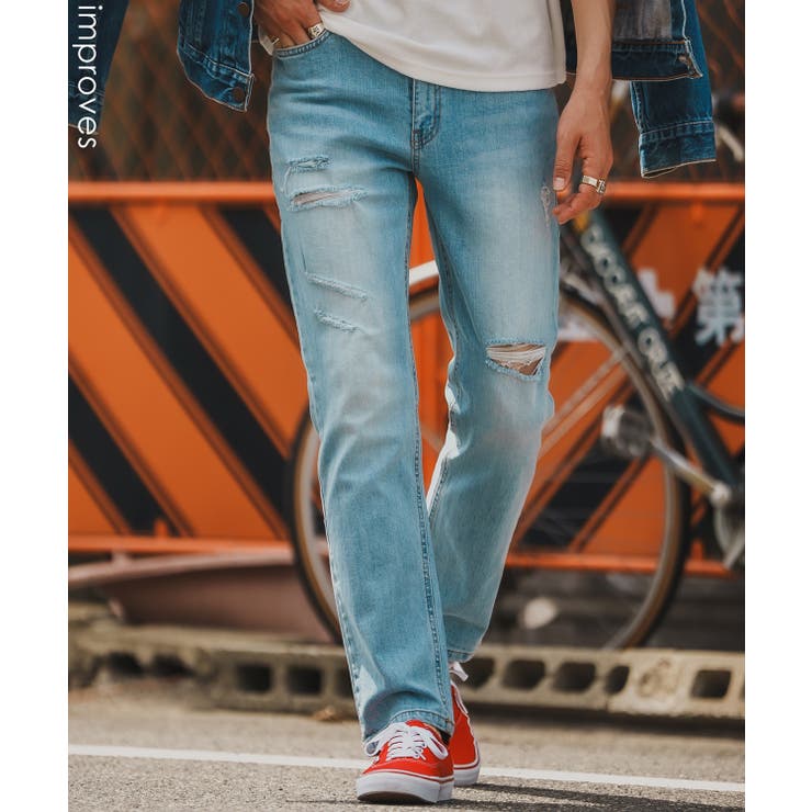 デニムパンツ メンズ シンプル | improves | 詳細画像1 