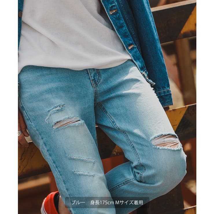 デニムパンツ メンズ シンプル | improves | 詳細画像2 