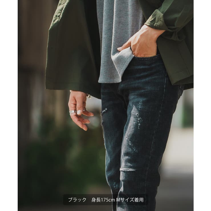 デニムパンツ メンズ シンプル | improves | 詳細画像2 