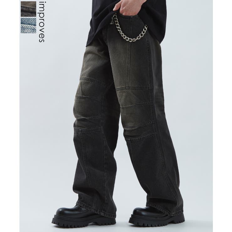 デニムパンツ メンズ ワイドジーンズ | improves | 詳細画像1 