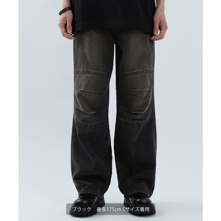 デニムパンツ メンズ ワイドジーンズ | improves | 詳細画像2 