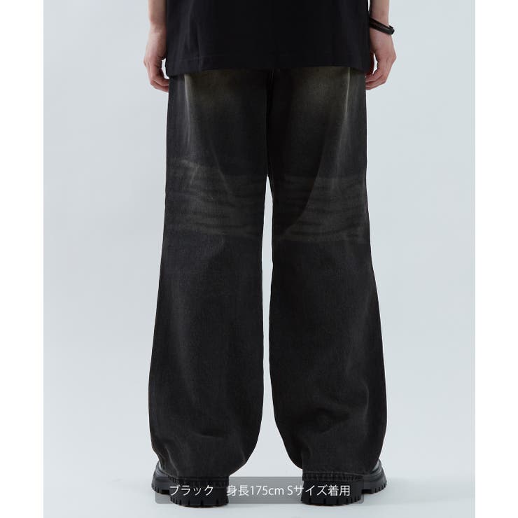 デニムパンツ メンズ ワイドジーンズ | improves | 詳細画像4 