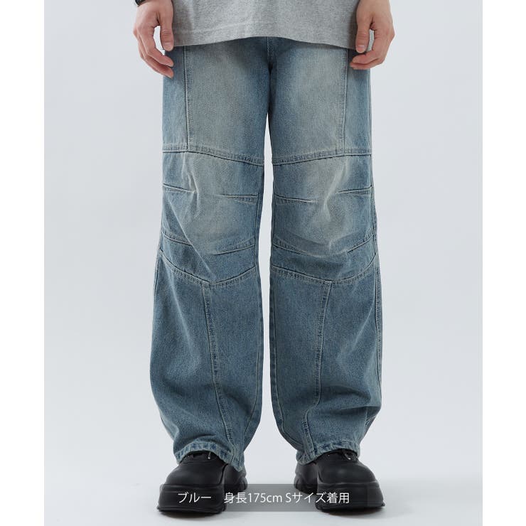 デニムパンツ メンズ ワイドジーンズ | improves | 詳細画像7 