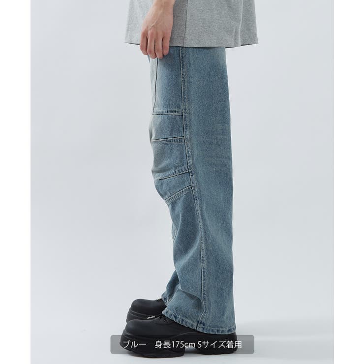 デニムパンツ メンズ ワイドジーンズ | improves | 詳細画像8 