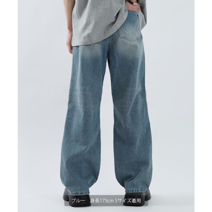 デニムパンツ メンズ ワイドジーンズ | improves | 詳細画像9 