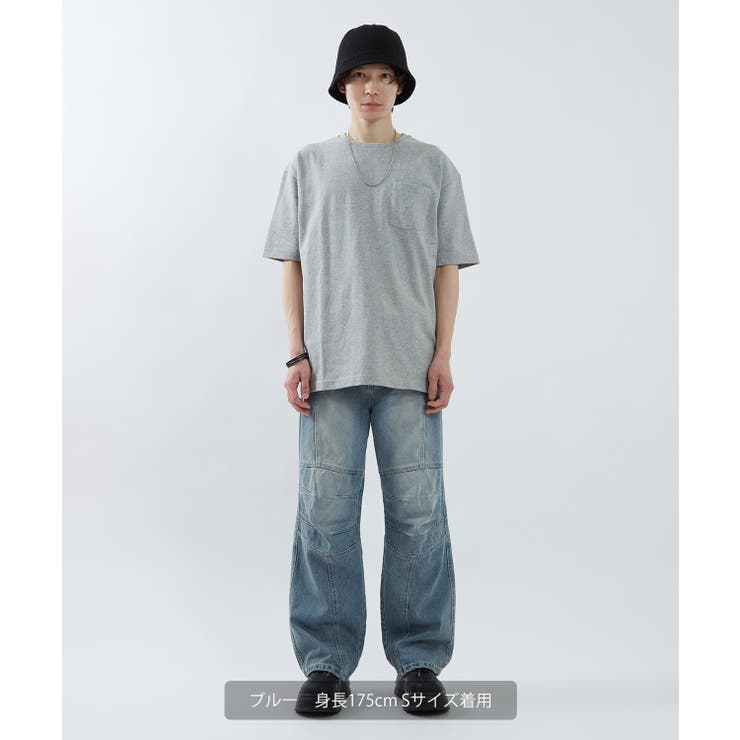 デニムパンツ メンズ ワイドジーンズ | improves | 詳細画像10 