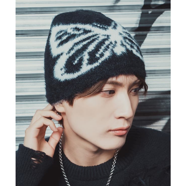 Ａ-ブラック | ファービーニー ニット帽 メンズ | improves