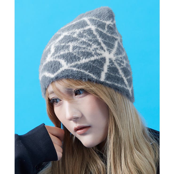 Ｂ-グレー | ファービーニー ニット帽 メンズ | improves