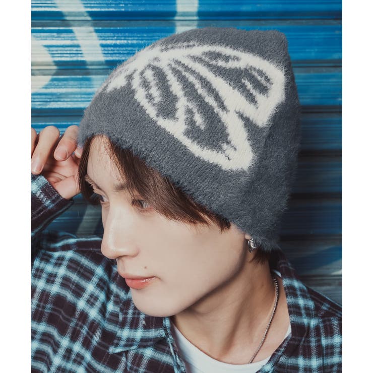 A-グレー | ファービーニー ニット帽 メンズ | improves