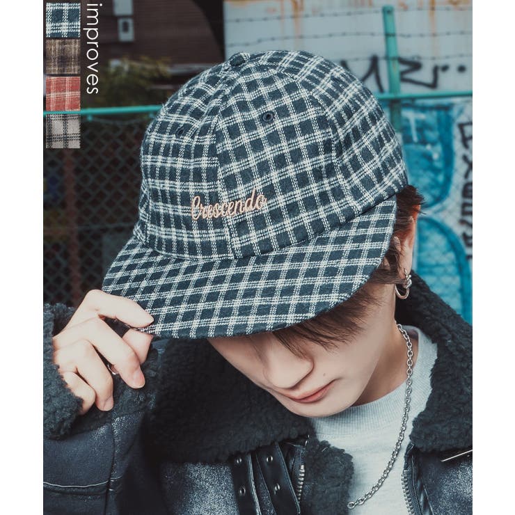 チェック柄 キャップ メンズ | improves | 詳細画像1 