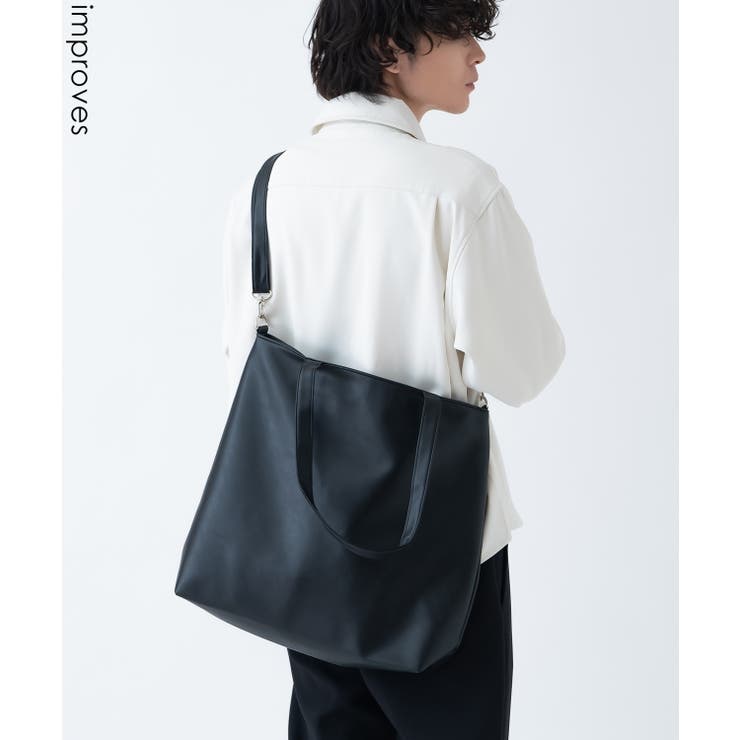 トートバッグ メンズ 合皮 | improves | 詳細画像1 