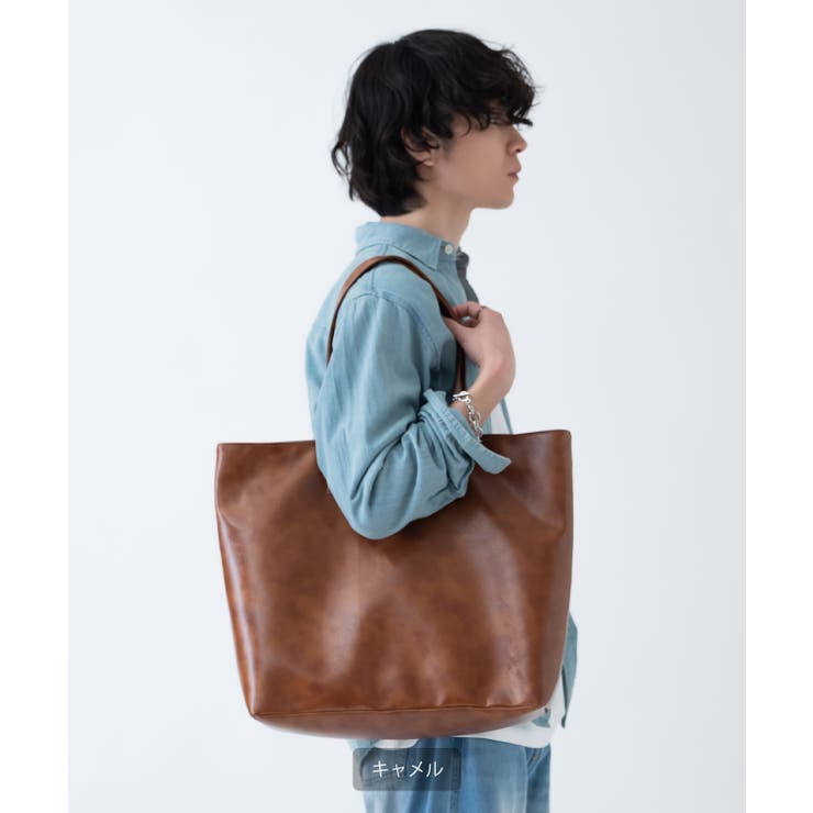 トートバッグ メンズ 合皮 | improves | 詳細画像3 