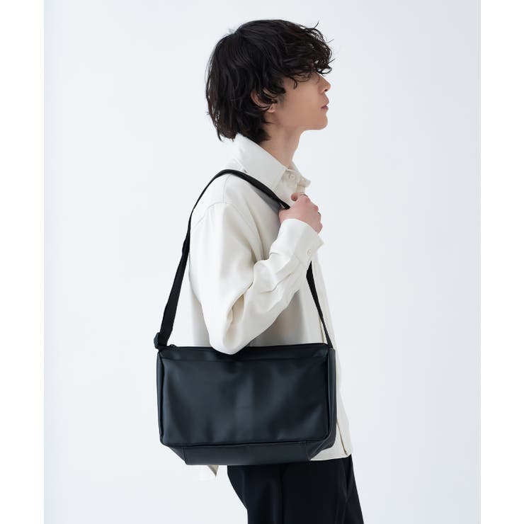ショルダーバッグ メンズ 合皮 | improves | 詳細画像3 