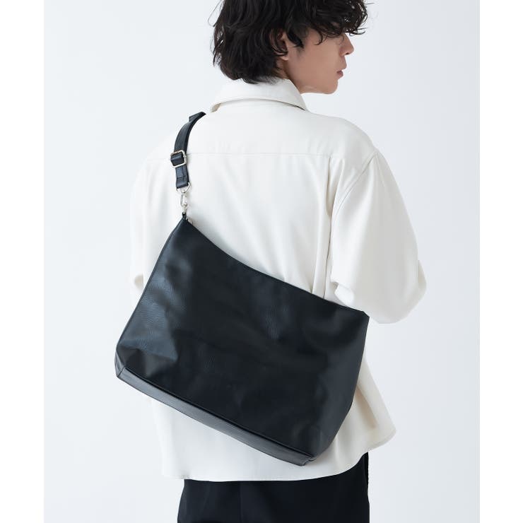 ブラック | ショルダーバッグ メンズ 合皮 | improves
