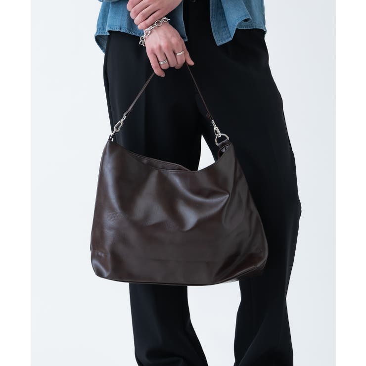 ダークブラウン | ショルダーバッグ メンズ 合皮 | improves