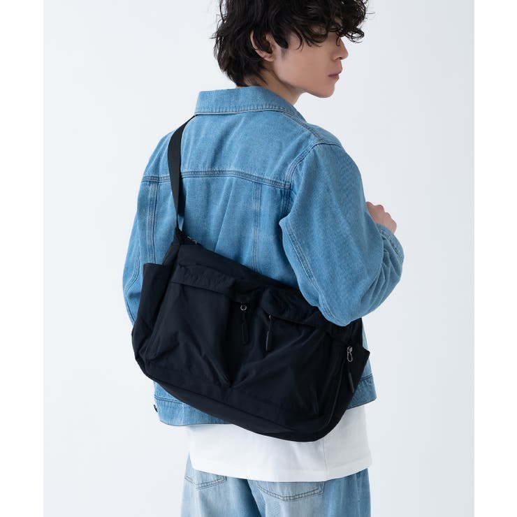 ブラック | ショルダーバッグ メンズ ナイロン | improves