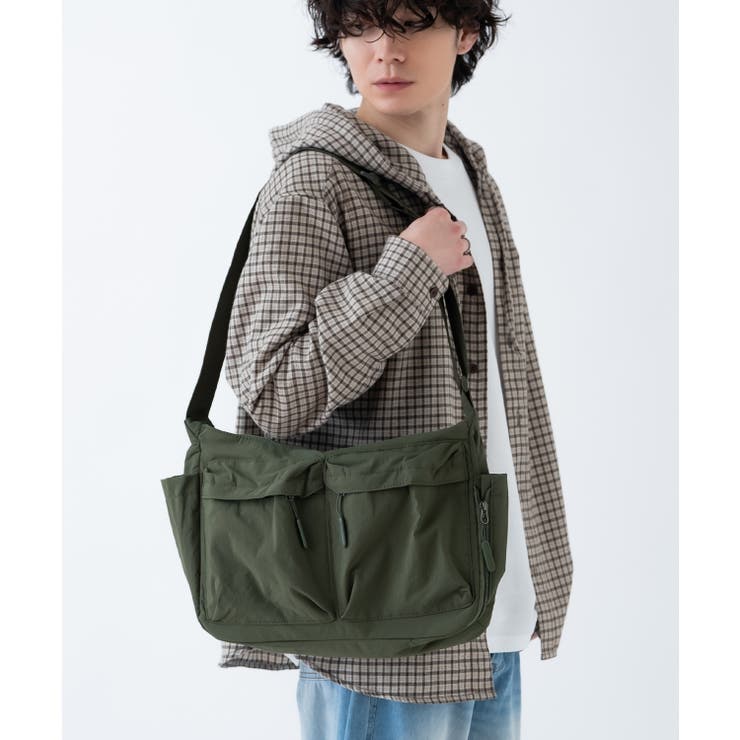 カーキ | ショルダーバッグ メンズ ナイロン | improves